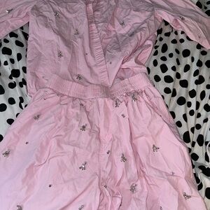 Zara two piece jeweled set